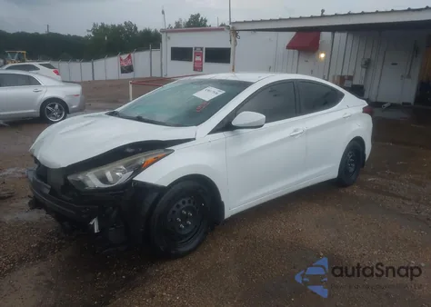 2016 Hyundai Elantra Se из США, поврежденный, VIN 5NPDH4AE9GH756502